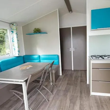 Mobil-home 6 Pers, Confort Clim, Piscine & Animations Campingplads